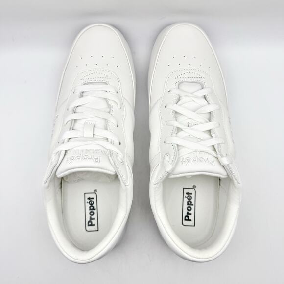 Propet Womens Walker Sneaker US 10 XW EU 41.5 White Leather NIB - Picture 11 of 13